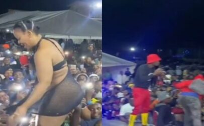 Pant-less Dancer Zodwa Wabantu Receive Head During Live Performance