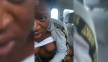 Uber Driver Receiving Handjob From Horny Girl Passenger.