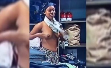 BBNaija Titans Blue Aiva Expose Her Breast