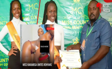 Kenyan Miss County Kakamega, leaked sextape