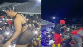 Pant-less Dancer Zodwa Wabantu Receive Head During Live Performance